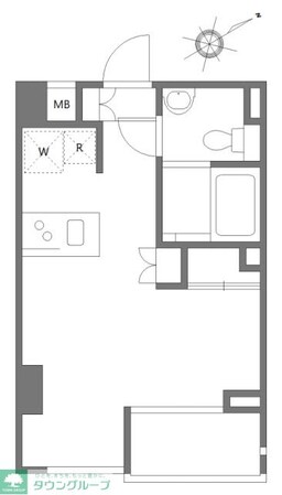 ガーデン代々木八幡の物件間取画像